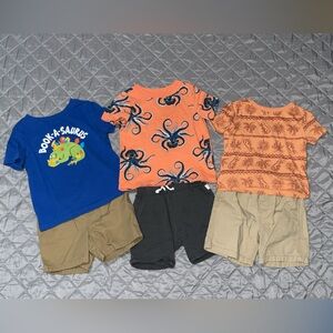 Bundle of 6 (3 Outfits) primarily Old Navy size 2T